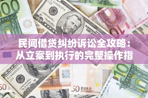 济南民间借贷纠纷诉讼全攻略：从立案到执行的完整操作指南