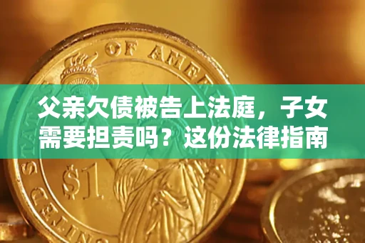 武汉父亲欠债被告上法庭，子女需要担责吗？这份法律指南必须看完