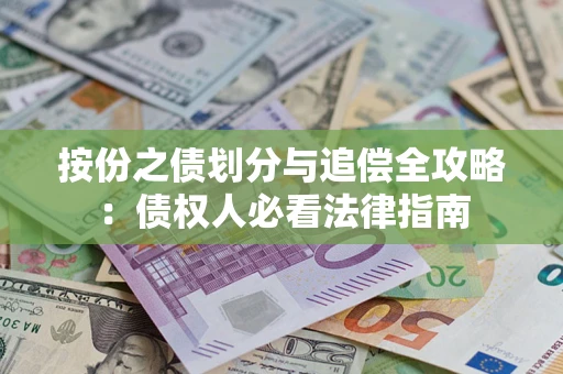 武汉按份之债划分与追偿全攻略：债权人必看法律指南