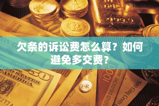 武汉欠条的诉讼费怎么算？如何避免多交费？