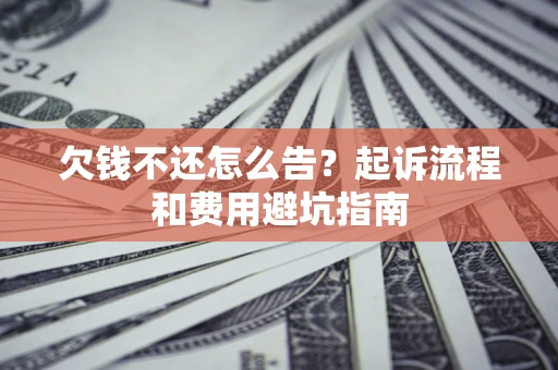 武汉欠钱不还怎么告?起诉流程和费用避坑指南 武汉欠钱不还怎么告?起诉流程和费用避坑指南