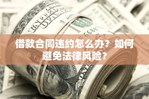 武汉借款合同违约怎么办？如何避免法律风险？