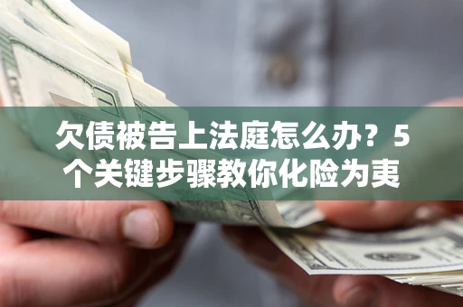武汉欠债被告上法庭怎么办？5个关键步骤教你化险为夷