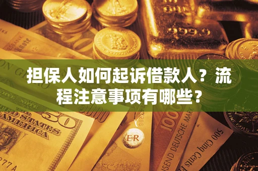 济南担保人如何起诉借款人？流程注意事项有哪些？